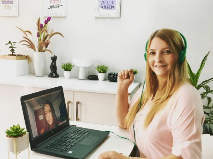 Paola Sánchez en sesión online